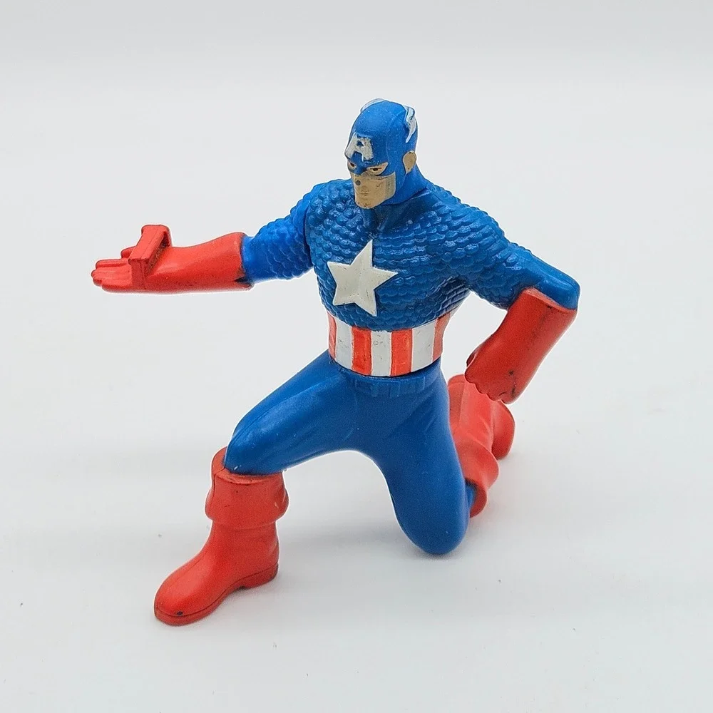 2010 Marvel Heroes #7 Captain America McDonald's Happy Meal Toy No Shield